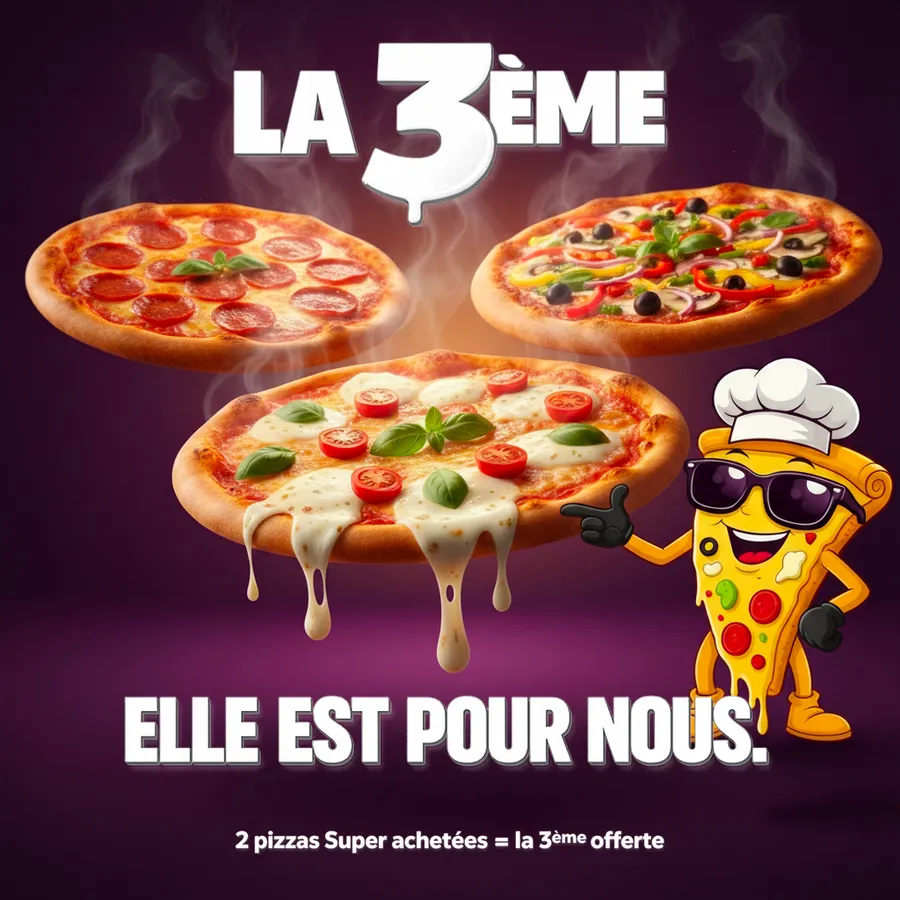 Visuel publicitaire — pizzeria Di Napoli