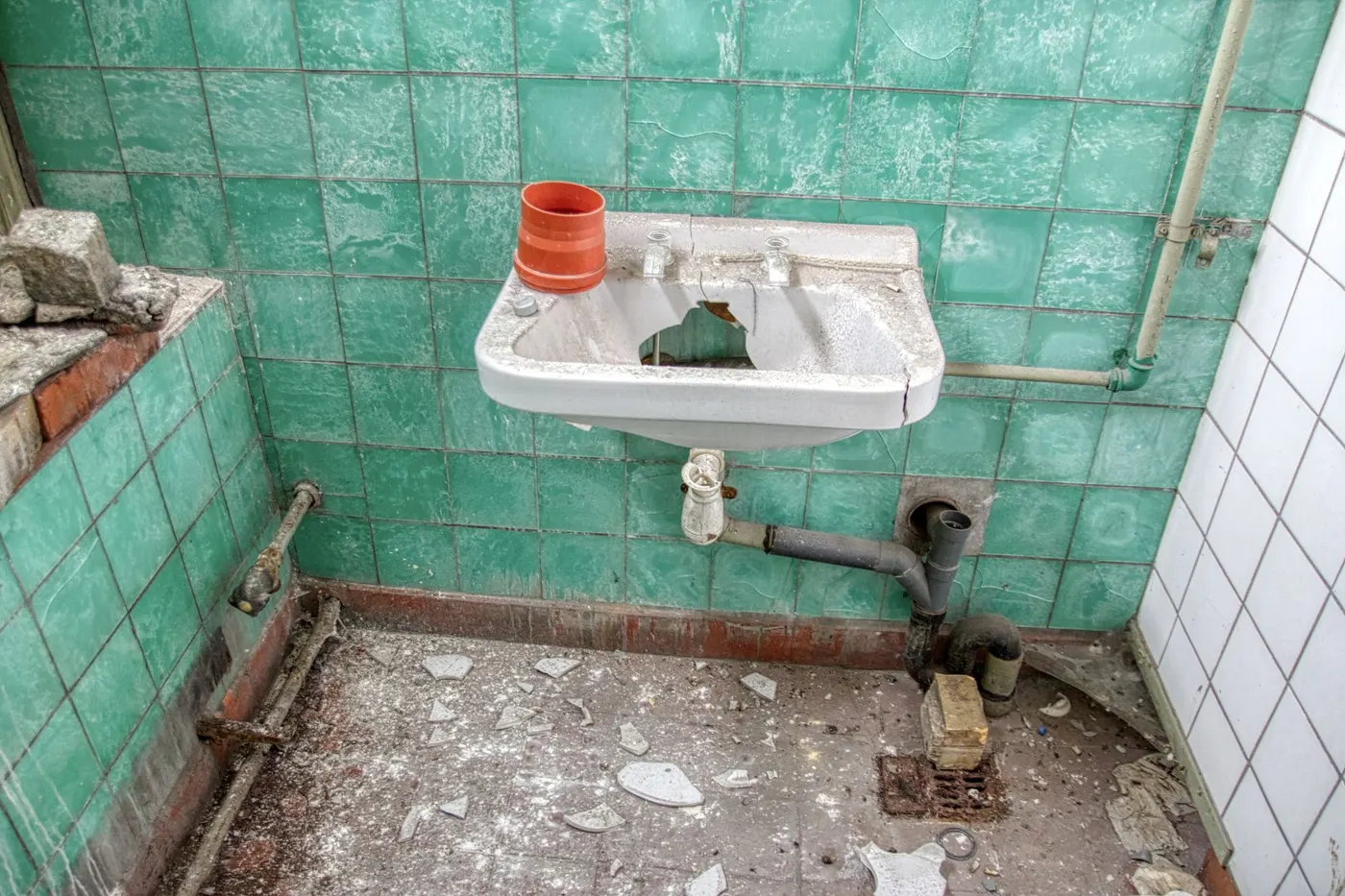 Salle de bain avant travaux